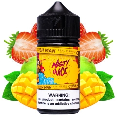 Nasty Juice Cush Man - MANGO STRAWBERRY ( Xoài Dâu ) - Freebase