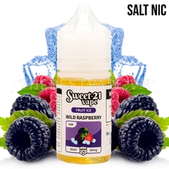 Sweet21 ( Fruit ice ) - WILD RASPBERRY ( Mâm Xôi Đen Mâm Xôi Đỏ Lạnh ) - Salt Nicotine