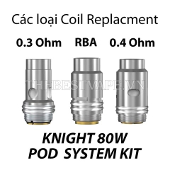 Các loại Coil cho KNIGHT 80W Pod System Kit - Vape chính hãng Smoant