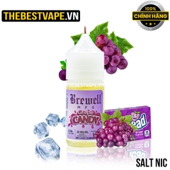 Brewell - GRAPE CANDY ( Kẹo Sing Gum Nho Lạnh  ) - Salt Nicotine