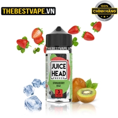 Juice Head ( Extra Freeze ) - Strawberry Kiwi ( Dâu Tây Kiwi Lạnh ) - Freebase