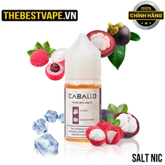 Caballo - LYCHEE MANGOSTEEN ( Vải Măng Cụt Lạnh ) - Salt Nicotine