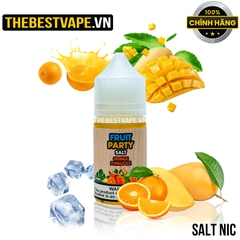 Fruit Party - ORANGE MANGO ICE ( Cam Xoài Lạnh ) - Salt Nicotine