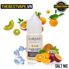 Caballo - ORANGE PASSION FRUIT KIWI ( Cam Chanh Dây Kiwi Lạnh ) - Salt Nicotine