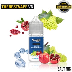 Sweet 21 ( Fruit Blast ) - GRAPE POMEGRANTE ( Nho Lựu Lạnh ) - Salt Nicotine