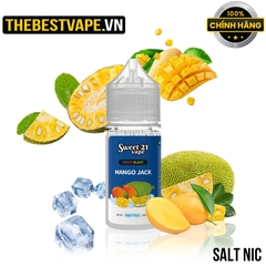 Sweet 21  ( Fruit Blast )  - MANGO JACK ( Xoài Mít Lạnh ) - Salt Nicotine