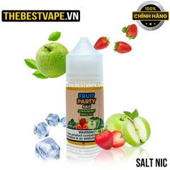 Fruit Party - STRAWBERRY APPLE ICE ( Dâu Tây Táo Lạnh ) - Salt Nicotine