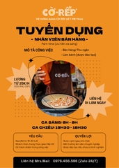 TUYỂN DỤNG NHÂN VIÊN BÁN HÀNG