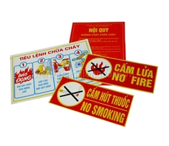 Bảng cấm hút thuốc tole