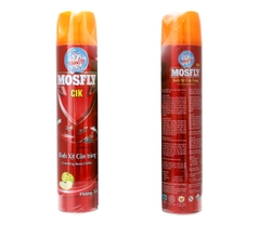 Bình xịt côn trùng Mosfly Cik hương Táo chai 600ml