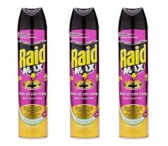 Bình xịt côn trùng Raid hương Cỏ mùa xuân chai 600ml