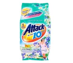 Bột giặt Attack hương Hoa nắng tinh khôi 720g