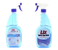 Nước lau kính Lix hương Thơm mát 650ml