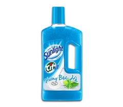 Nước lau sàn Sunlight Cif hương Bạc Hà chai 1kg