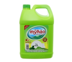 Nước rửa chén Mỹ Hảo Trà xanh can 3,8kg