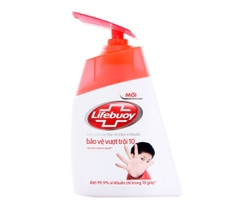 Nước rửa tay Lifebuoy Bảo vệ vượt trội 10 chai 177ml