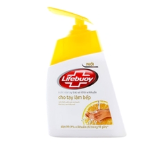 Nước rửa tay Lifebuoy chiết xuất Cam, Chanh chai 177ml