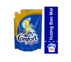 Nước xả vải Comfort Đậm đặc 1 lần xả Hương ban mai túi 1,6lít