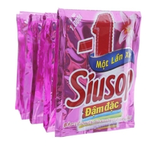 Nước xả vải Siusop Đậm đặc 1 lần xả gói 30ml (10 gói)