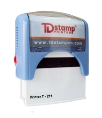 Dấu TD Stamp T-211 (14 mm x 38 mm) - Dấu lật tự động