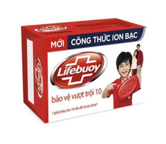 Xà bông cục Lifebuoy Bảo vệ vượt trội hộp 90g