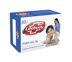 Xà bông cục Lifebuoy Chăm sóc da hộp 90g