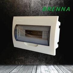 Tủ điện âm tường mặt cong 8/12 Brenna