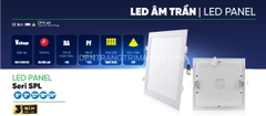 Đèn LED âm trần panel vuông 24w MPE