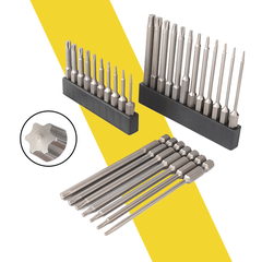 Mũi hoa thị chuôi lục giác T10 T15 T20 dài 100mm