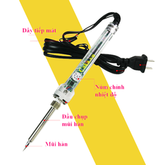 Mỏ Hàn 907 60W 220V Có Điều Chỉnh Nhiệt Độ
