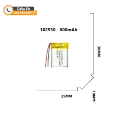 Pin Polymer Lithium 102530 800mAh 3.7V
