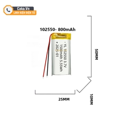 Pin Lithium 102550 1500mAh 3.7V