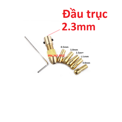 Bộ đầu kẹp mũi khoan mini trục 2.3mm