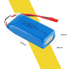 Pin Lipo 2S 7.4V 1200mAh