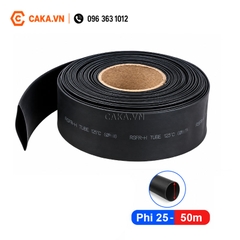 Ống Co Nhiệt 25mm Cuộn 50m