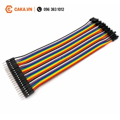 Dây Cắm Breadboard Đực Cái 20cm 40 Sợi