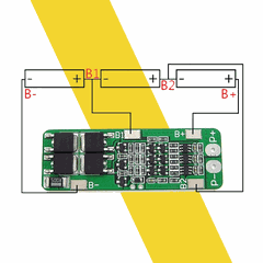 Mạch 3S 20A Sạc bảo vệ pin 12.6V
