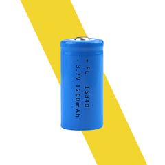 Cell Pin Lithium 16340 3.7V 1200mAh