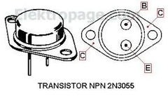 Transistor NPN 2N3055 60V 15A TO-3