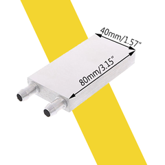 Tản nhiệt nước 40x80x12mm cho sò nóng lạnh