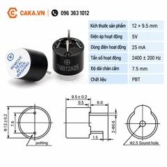 Còi Chip Buzzer 5V 12x9.5mm