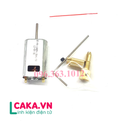 DIY Máy khoan mạch điện tử mini kèm Nguồn, Motor 180, đầu kẹp mũi khoan, mũi khoan 0.6 0.8mm