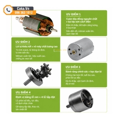Động cơ giảm tốc DC GA25-370 12V 60RPM