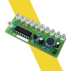 Mạch nháy theo nhạc CD4017 (Chưa hàn linh kiện)