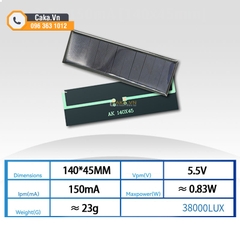 Tấm Pin Năng Lượng Mặt Trời Mini – 1V 2V 3V 5V 6V Cho DIY, Học Tập Và Thí Nghiệm