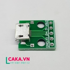 Mạch ra chân Jack Micro USB