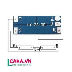 Mạch 2S 8.4V 13A Sạc và bảo vệ pin