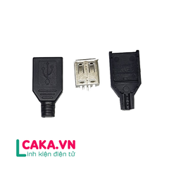 Đầu USB Cái Kèm Vỏ
