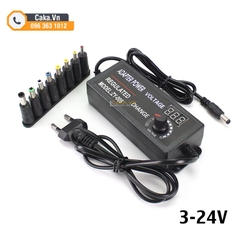 Adapter Nguồn 3 - 24V 3A Có Điều Chỉnh Điện Áp, Hiển Thị LED