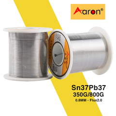Aron Thiếc hàn, chì hàn nhẹ lửa 0.8mm 350g/800g Sn37Pb63 lõi nhựa thông chất lượng cao